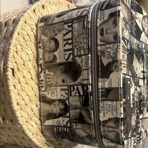 Paris Print Cosmetic Bag